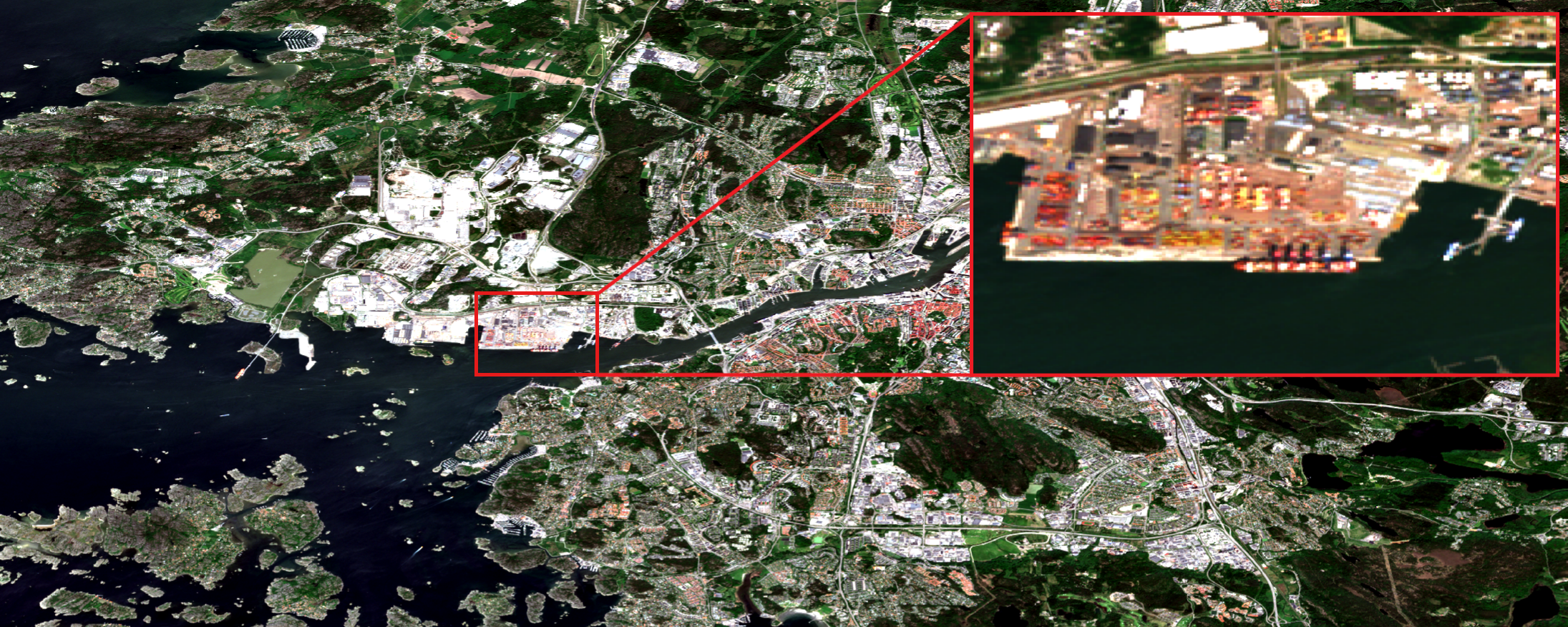 Satellite imagery analysis by PandionAI